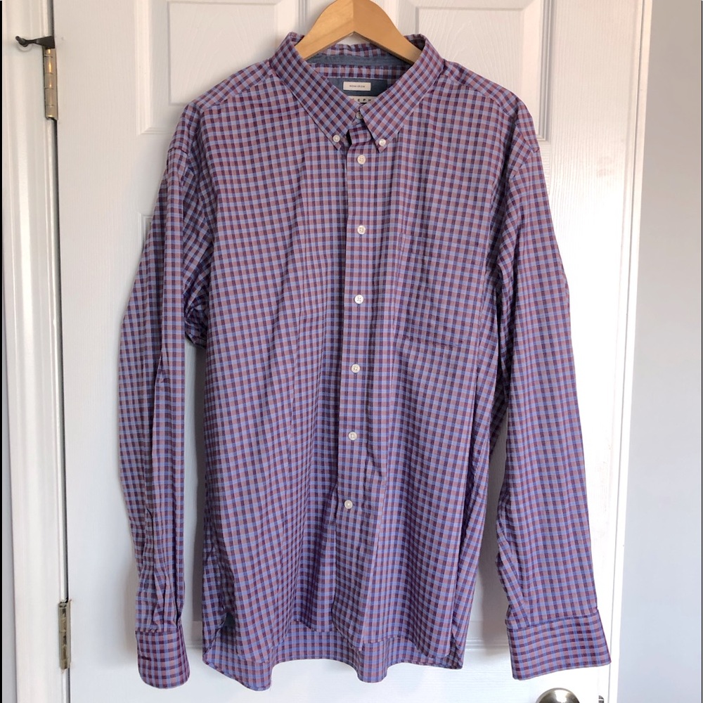 Joseph Abboud button down shirt. Blue/purple. XXL
